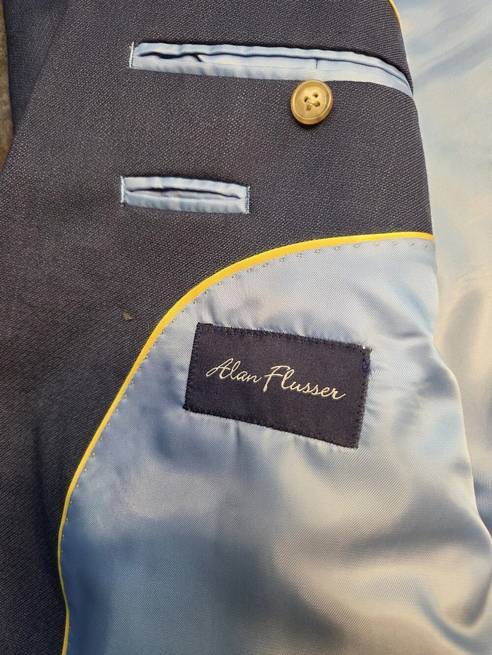 Vintage Blue Button Down Jacket